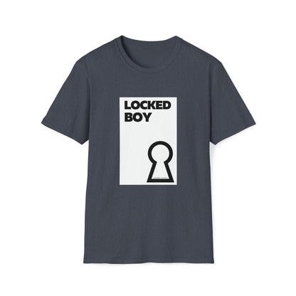 T-Shirt Heather Navy / S LockedBoy OG - Lockedboy Athletics Chastity Tshirt LEATHERDADDY BATOR