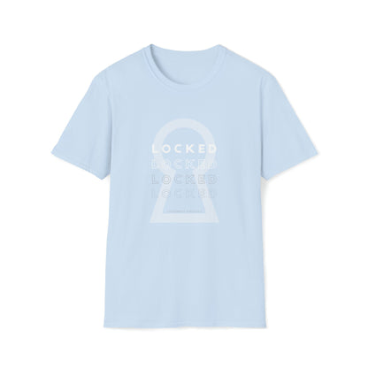 T-Shirt Light Blue / S Lockedboy KeyHOLE Echo - Lockedboy Athletics Chastity Tshirt LEATHERDADDY BATOR