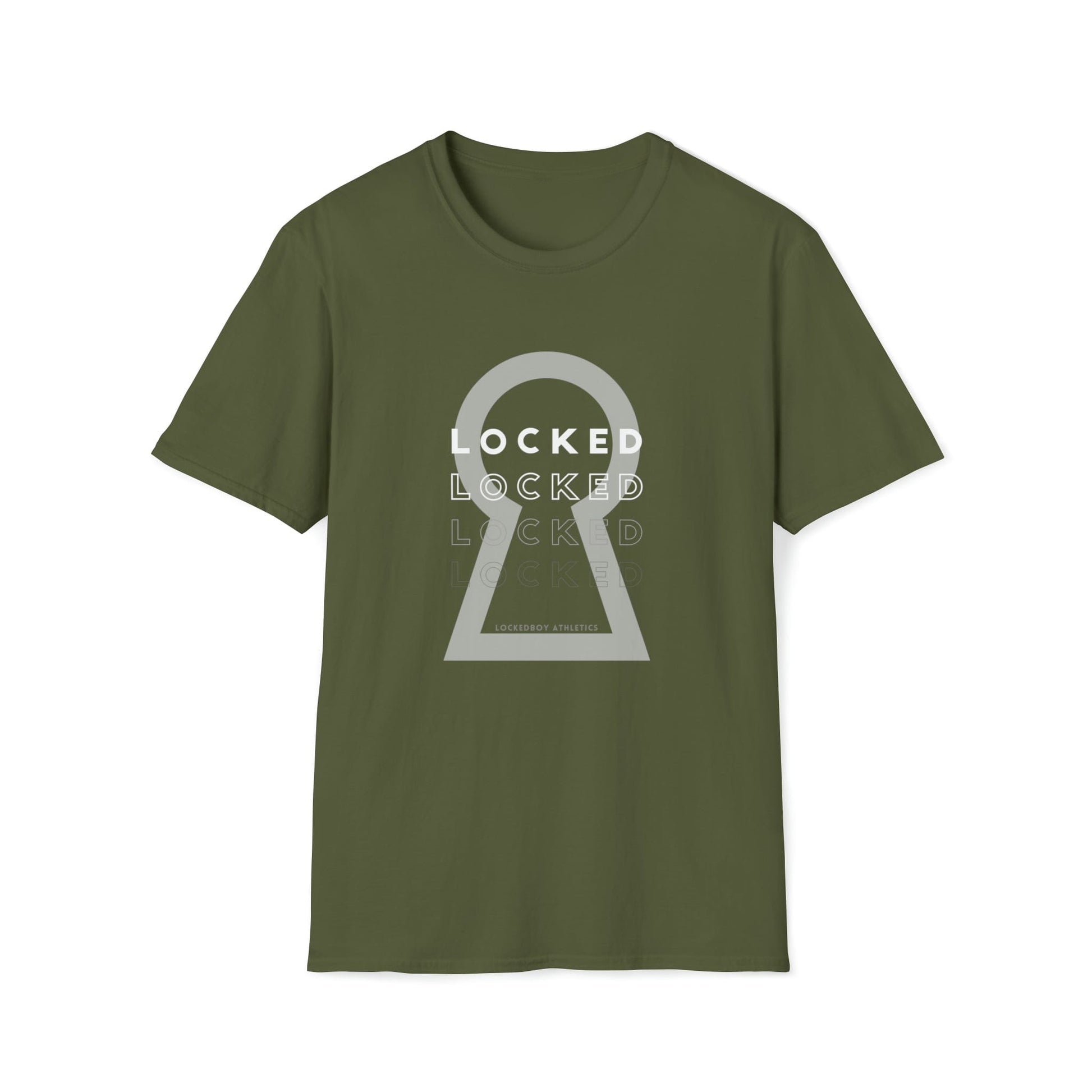 T-Shirt Military Green / S Lockedboy KeyHOLE Echo - Lockedboy Athletics Chastity Tshirt LEATHERDADDY BATOR