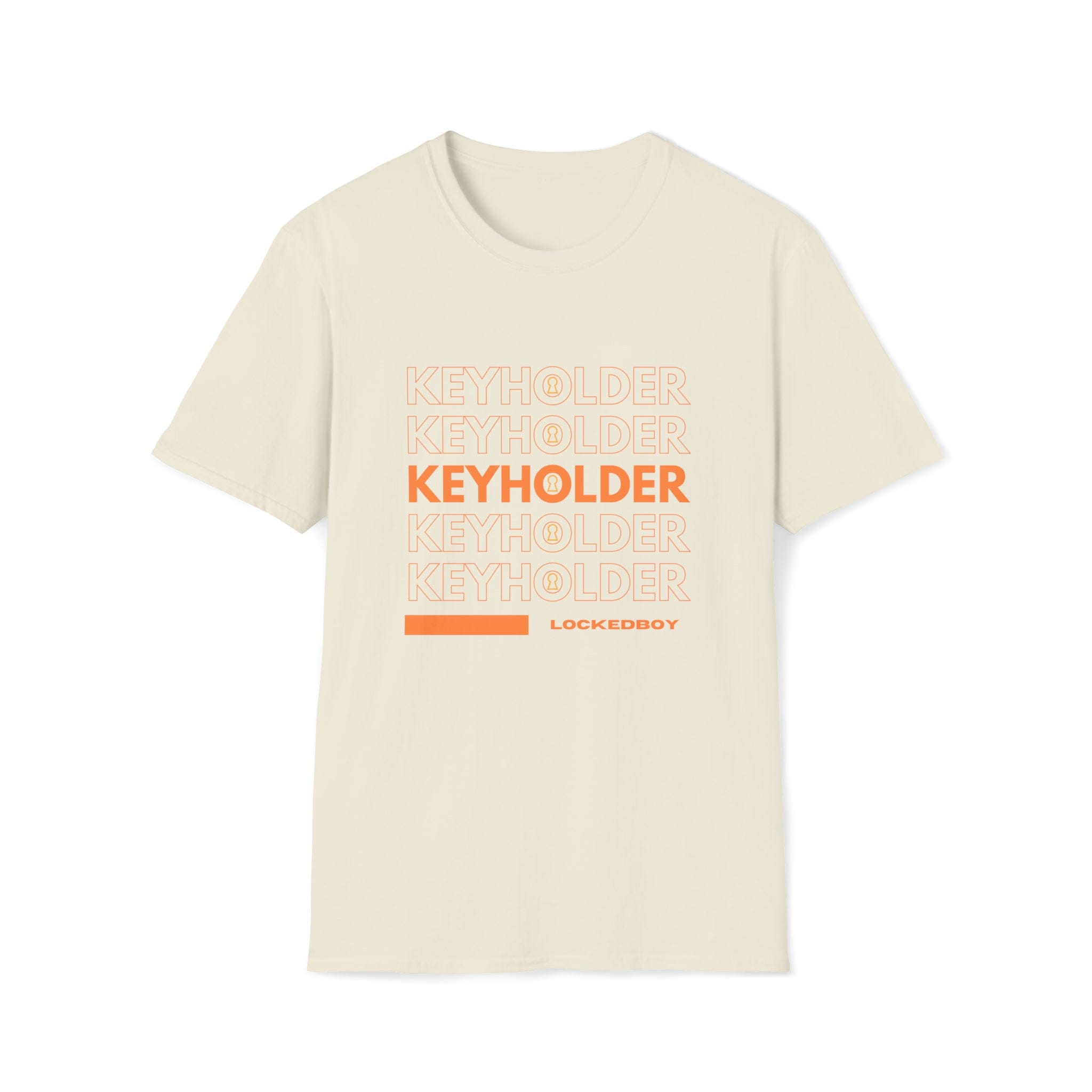 T-Shirt Natural / S KEYHOLDER bag Inspo - Chastity Shirts by LockedBoy Athletic LEATHERDADDY BATOR