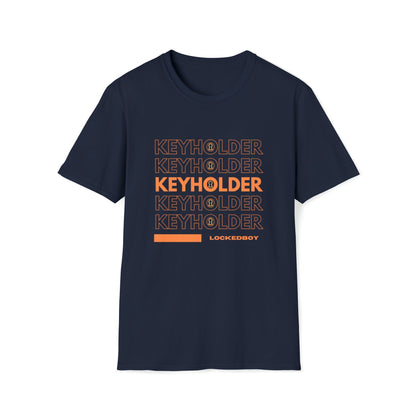 T-Shirt Navy / S KEYHOLDER bag Inspo - Chastity Shirts by LockedBoy Athletic LEATHERDADDY BATOR