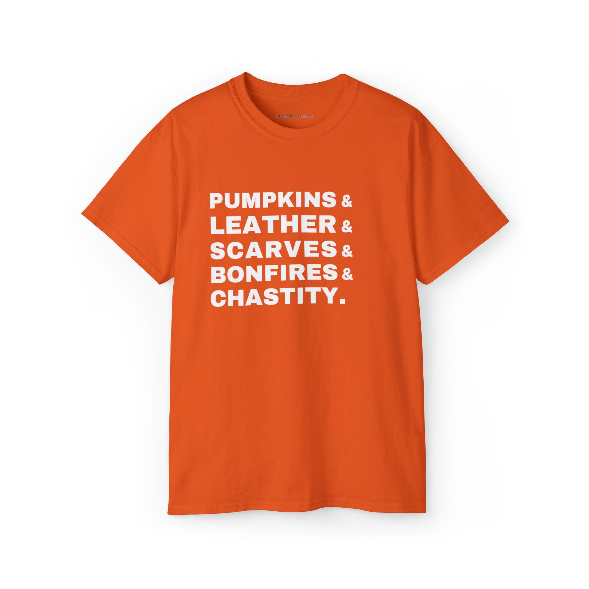 T-Shirt Orange / 2XL Locktober Tee - Lockedboy Athletics Chastity T-Shirts LEATHERDADDY BATOR