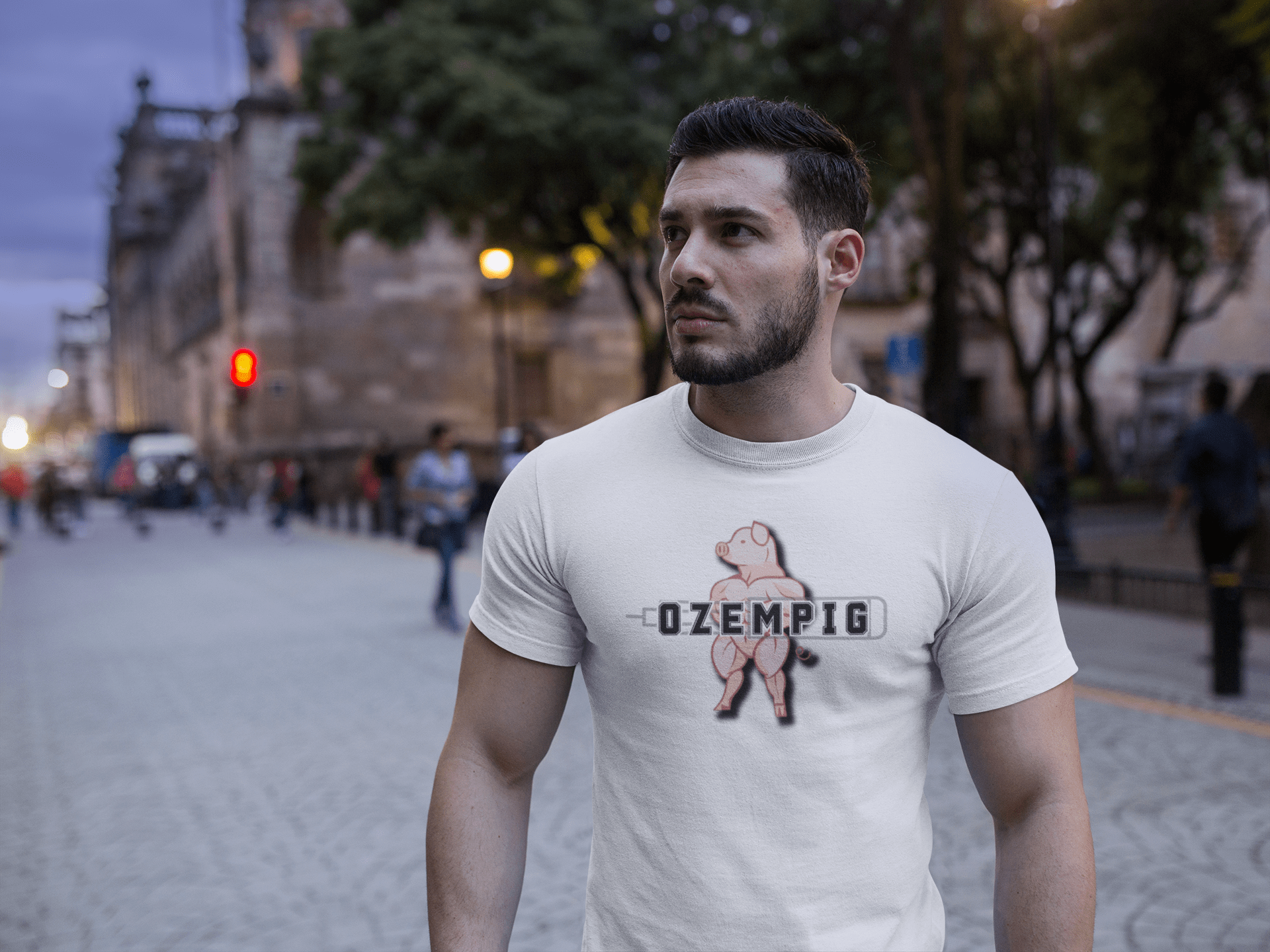 T-Shirt OZEMPIG Weight Loss Fad T-Shirt LEATHERDADDY BATOR