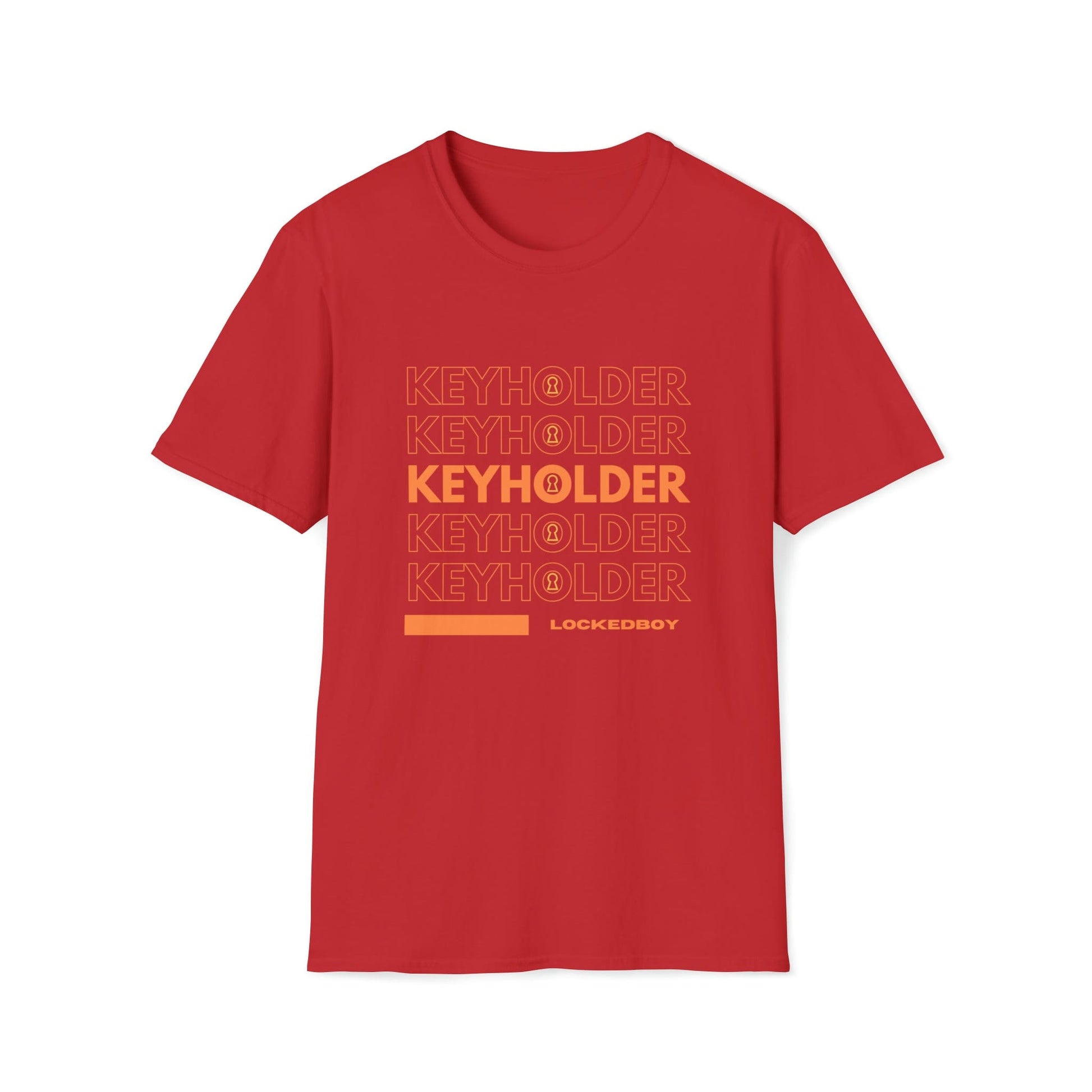 T-Shirt Red / S KEYHOLDER bag Inspo - Chastity Shirts by LockedBoy Athletic LEATHERDADDY BATOR