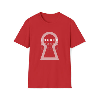 T-Shirt Red / S Lockedboy KeyHOLE Echo - Lockedboy Athletics Chastity Tshirt LEATHERDADDY BATOR