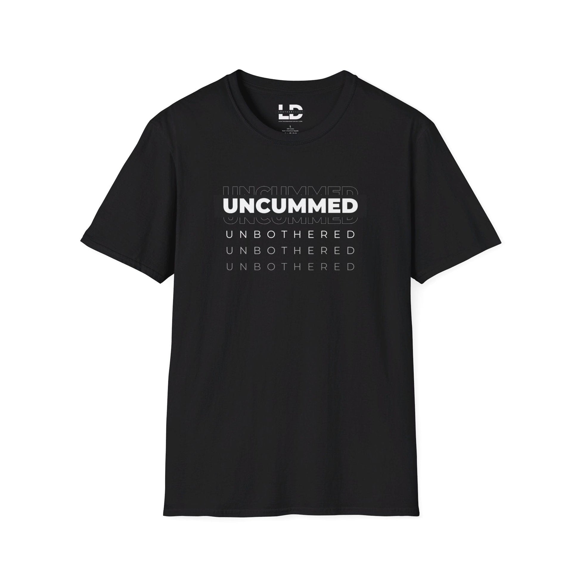 T-Shirt Repeat Unc*mmed & Unbothered T-Shirt - Lockedboy Athletics by LeatherDaddy LEATHERDADDY BATOR