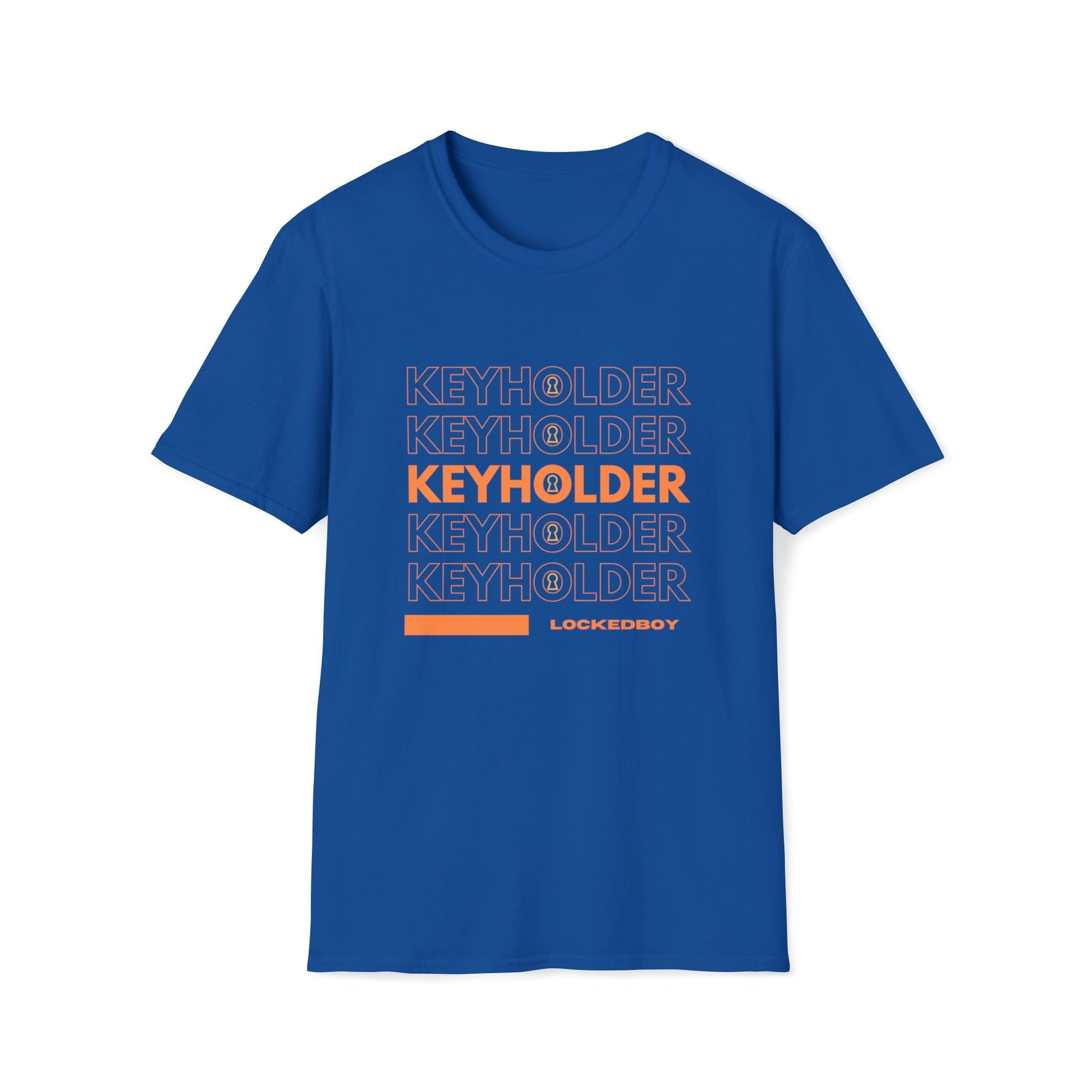 T-Shirt Royal / S KEYHOLDER bag Inspo - Chastity Shirts by LockedBoy Athletic LEATHERDADDY BATOR