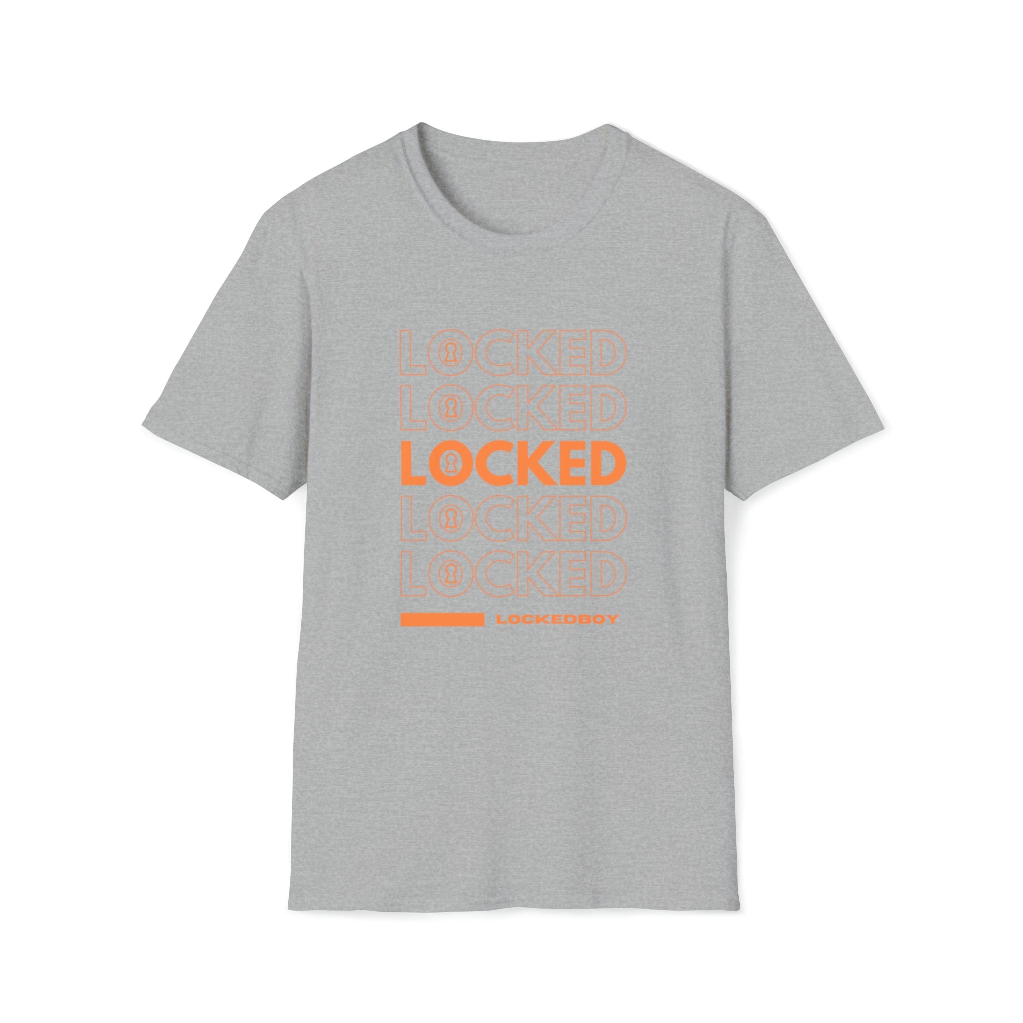 T-Shirt Sport Grey / M LOCKED Bag Inspo - Lockedboy Athletics Chastity Tshirt LEATHERDADDY BATOR