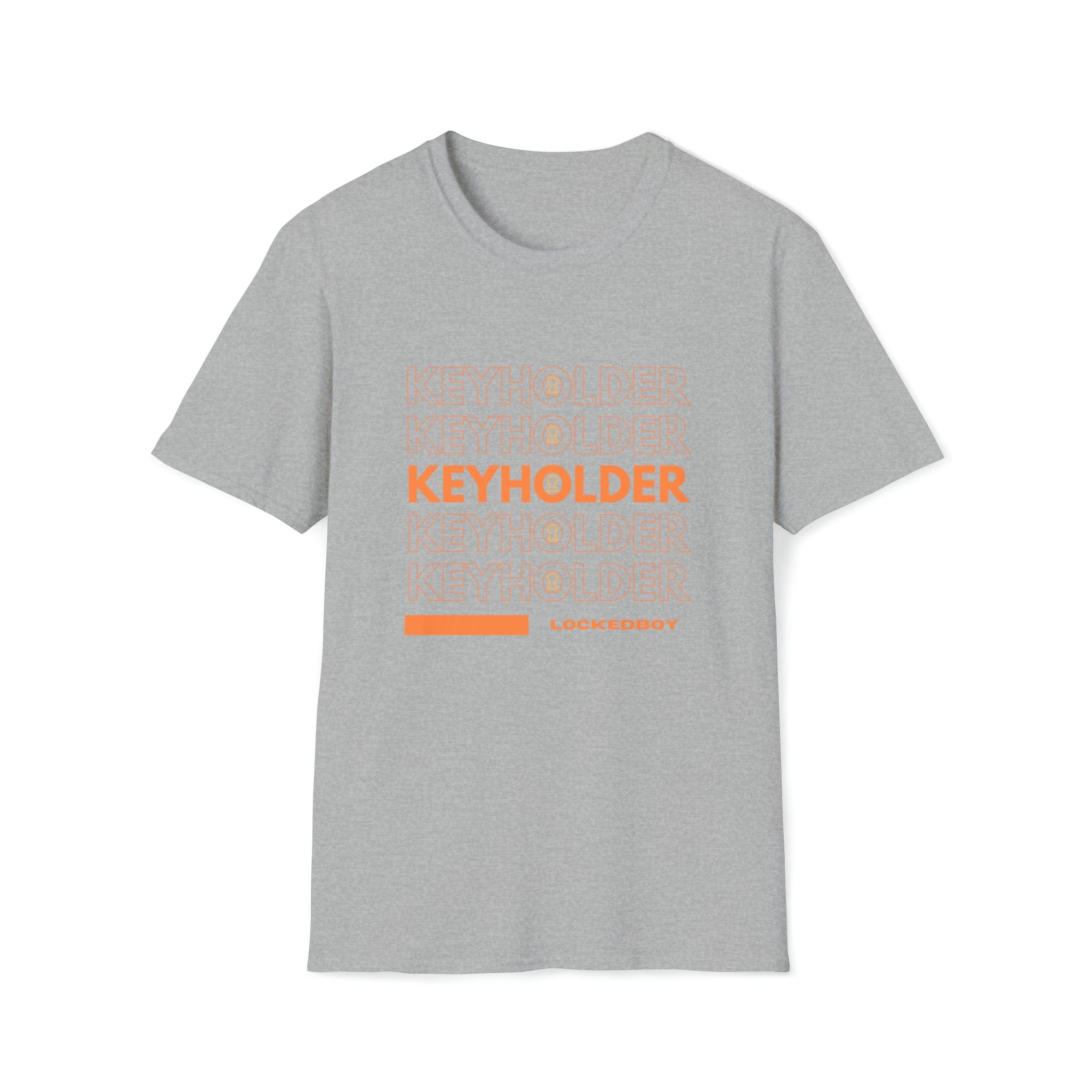 T-Shirt Sport Grey / S KEYHOLDER bag Inspo - Chastity Shirts by LockedBoy Athletic LEATHERDADDY BATOR