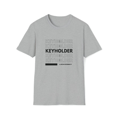 T-Shirt Sport Grey / S KEYHOLDER bag Inspo - Chastity Shirts by LockedBoy Athletics LEATHERDADDY BATOR
