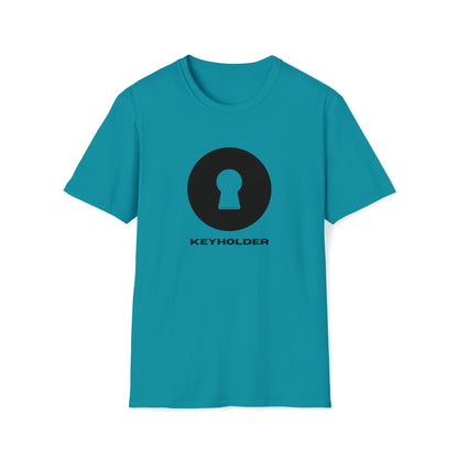 T-Shirt Tropical Blue / S KeyHolder Lock - Chastity Shirts by LockedBoy Athletics LEATHERDADDY BATOR