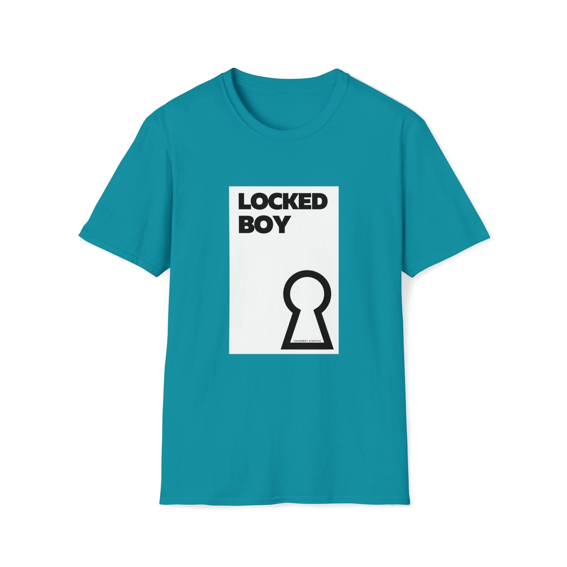 T-Shirt Tropical Blue / S LockedBoy OG - Lockedboy Athletics Chastity Tshirt LEATHERDADDY BATOR