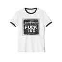 T-Shirt White/Black / XS “My Safeword Is F*** ICE” Protest Tee Graphic Ringer T-Shirt LEATHERDADDY BATOR