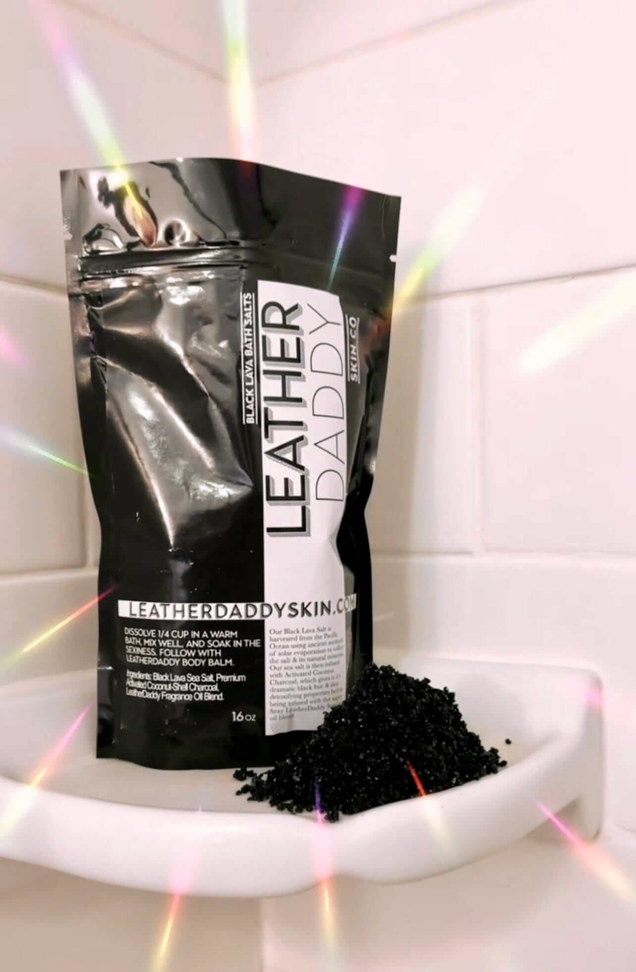 Bath & Body Black Lava Bath Salts LEATHERDADDY BATOR