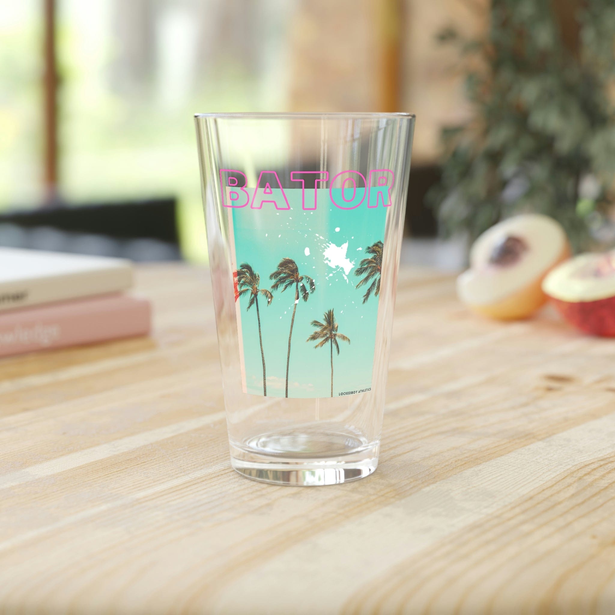 Mug 16oz Bator Palm Pint Glass LEATHERDADDY BATOR