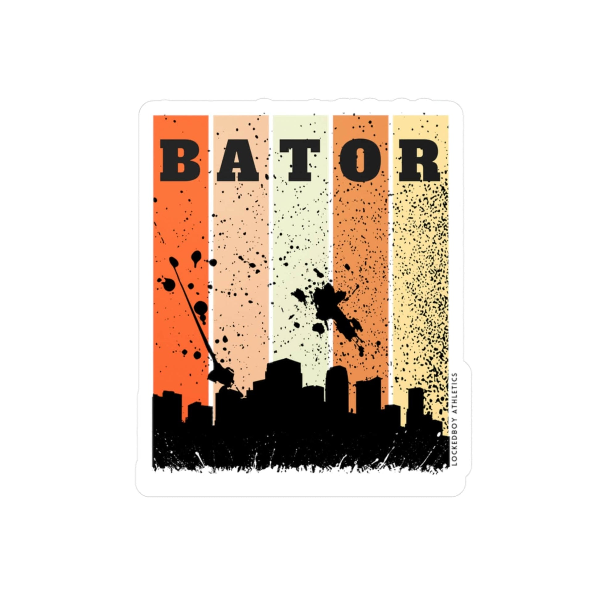 Paper products Bator City Vinyl Sticker LEATHERDADDY BATOR