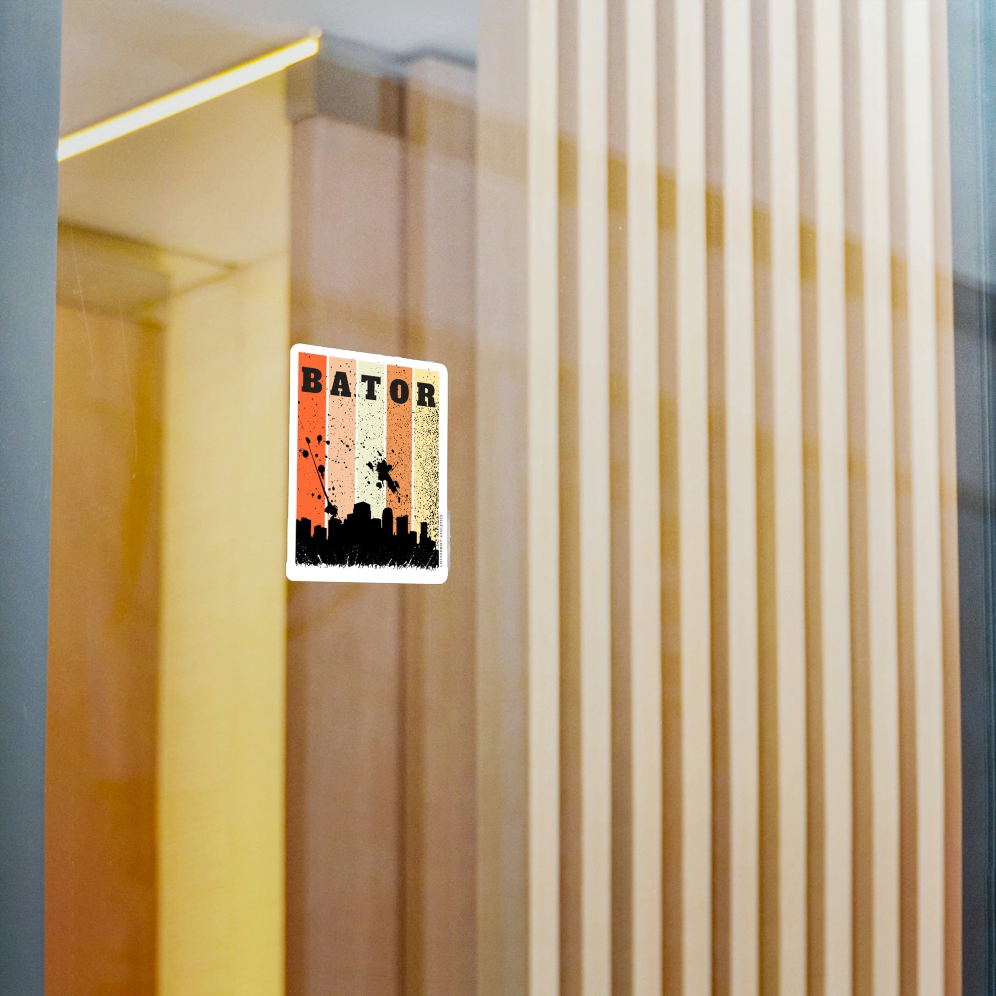 Paper products Bator City Vinyl Sticker LEATHERDADDY BATOR