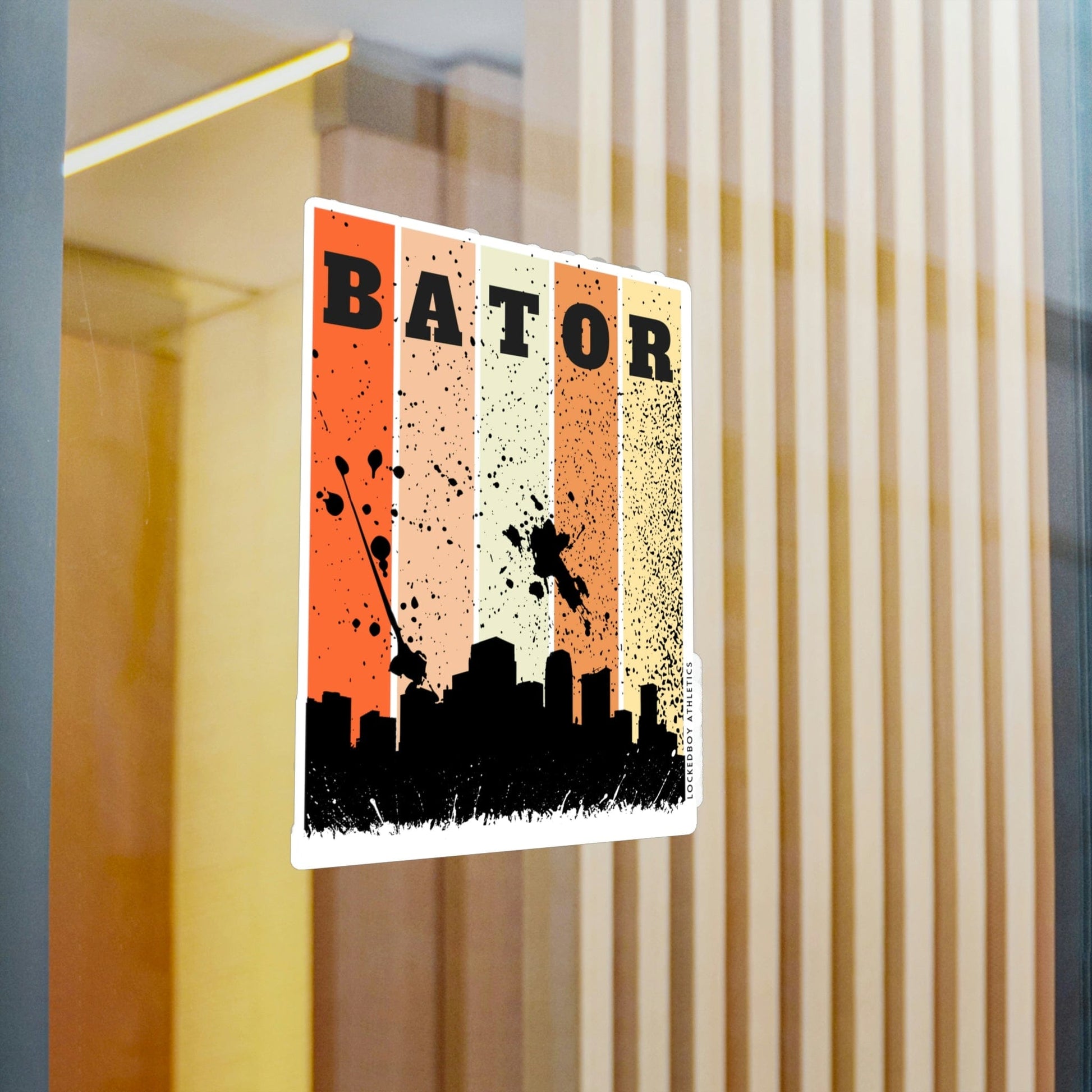 Paper products Bator City Vinyl Sticker LEATHERDADDY BATOR