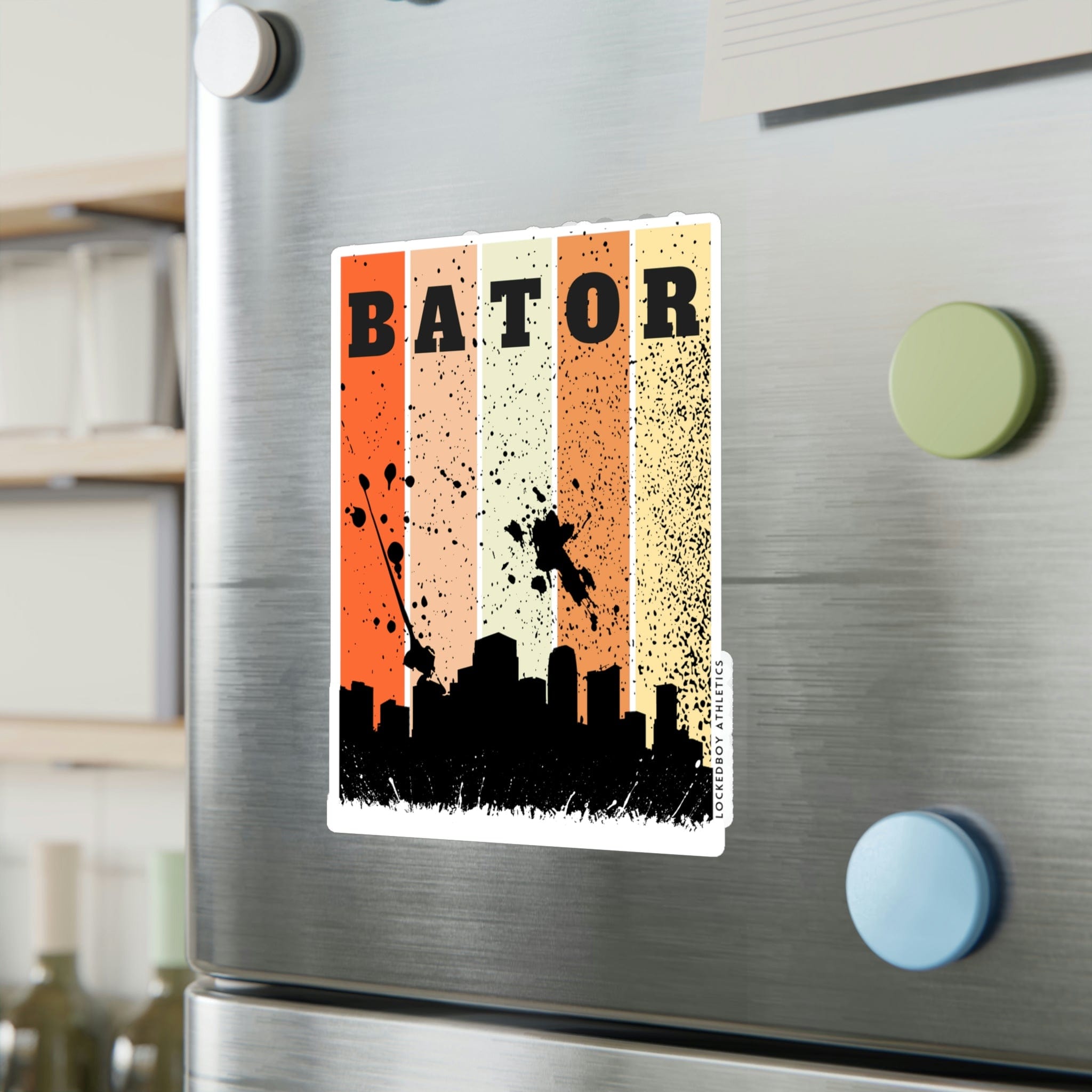 Paper products Bator City Vinyl Sticker LEATHERDADDY BATOR