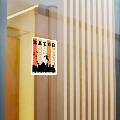 Paper products Bator City Vinyl Sticker LEATHERDADDY BATOR