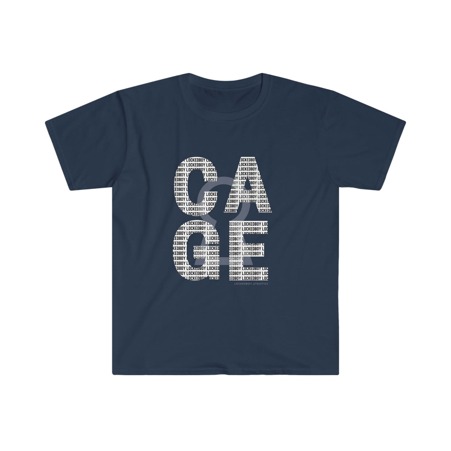 T-Shirt Navy / S CAGE Repeat - Chastity Shirts by LockedBoy Athletics LEATHERDADDY BATOR